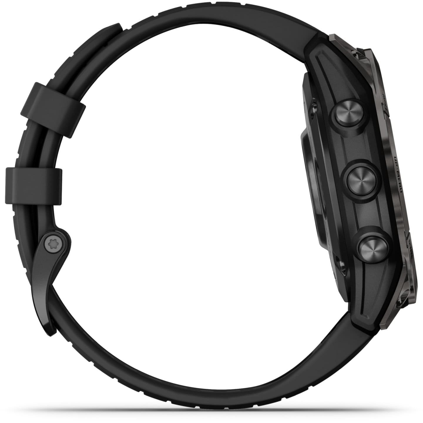Garmin Fenix 7 Pro Sapphire Solar GPS Smartwatch - 47mm - Carbon/Grau – Bild 4