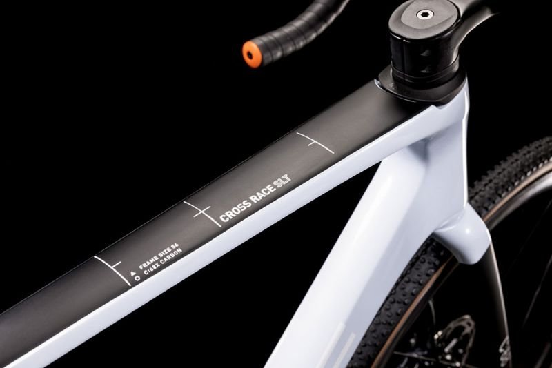 Cube Cross Race C:68X SLT frostwhite´n´orange – Bild 2