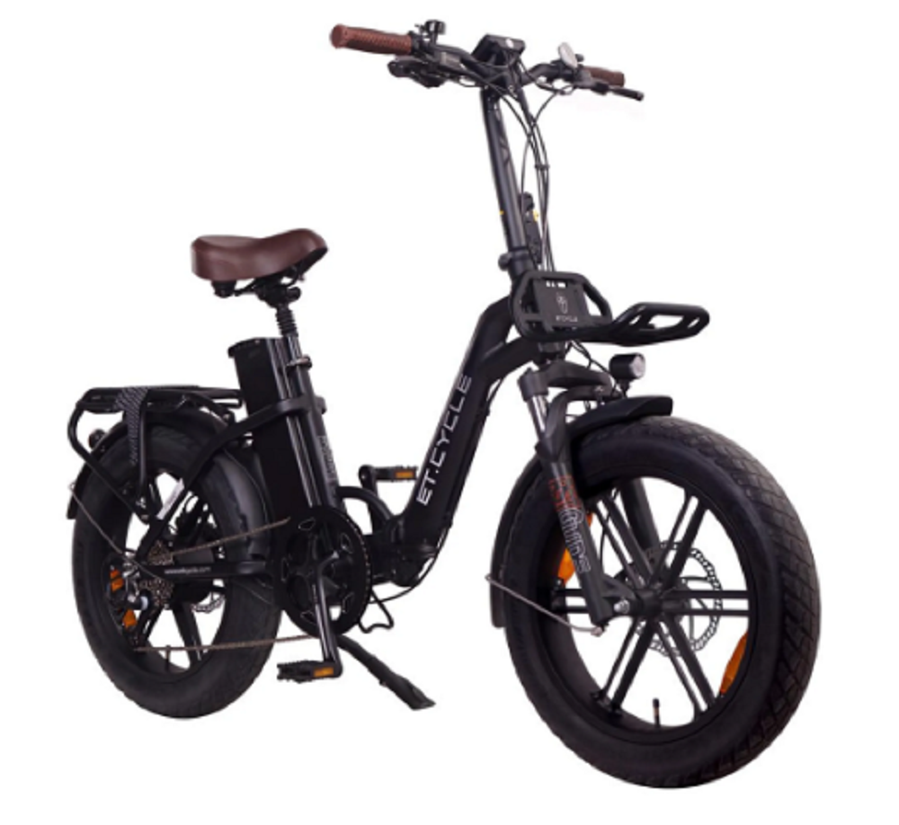 ET.CYCLE F1000 20" schwarz E-Faltrad, E-Fatbike – Bild 2