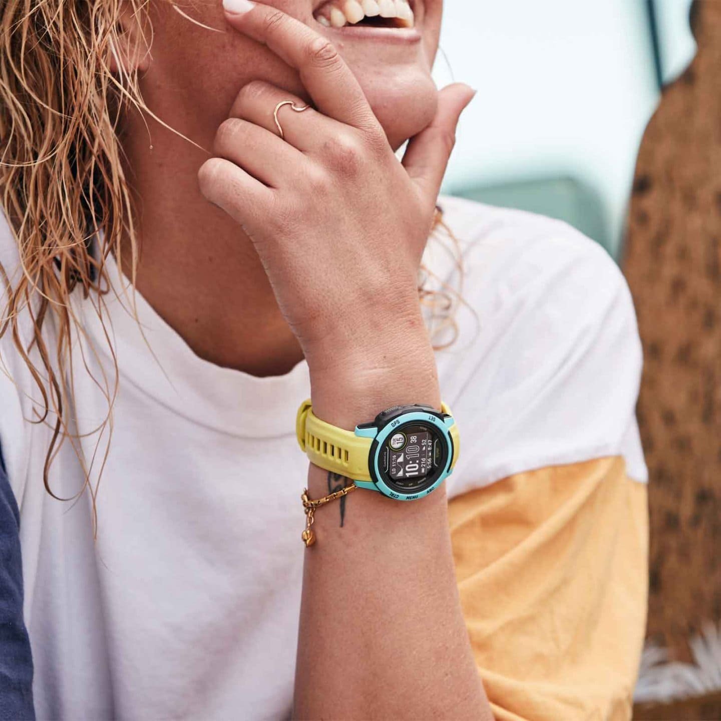 Garmin Instinct 2S GPS Smartwatch Surf Edition - waikiki – Bild 3
