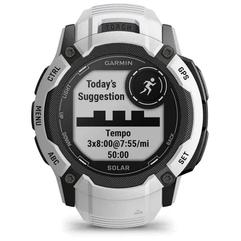 Garmin Instinct 2X Solar GPS Smartwatch Standard Edition - steinweiss – Bild 3