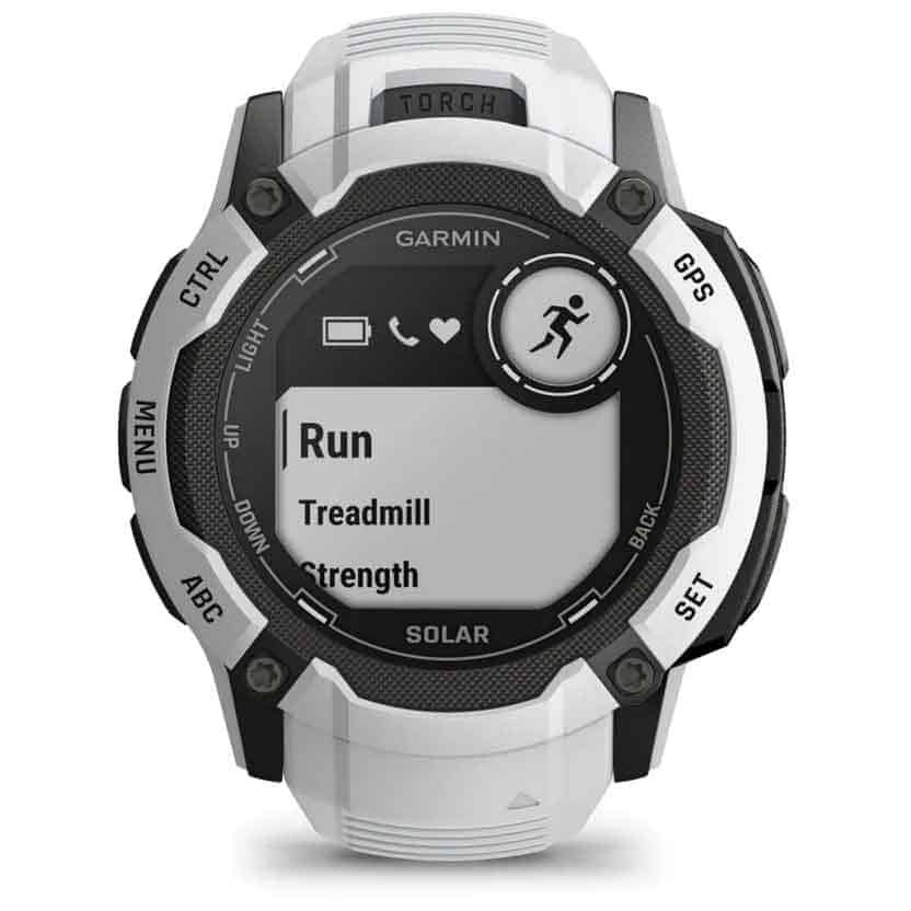 Garmin Instinct 2X Solar GPS Smartwatch Standard Edition - steinweiss – Bild 5