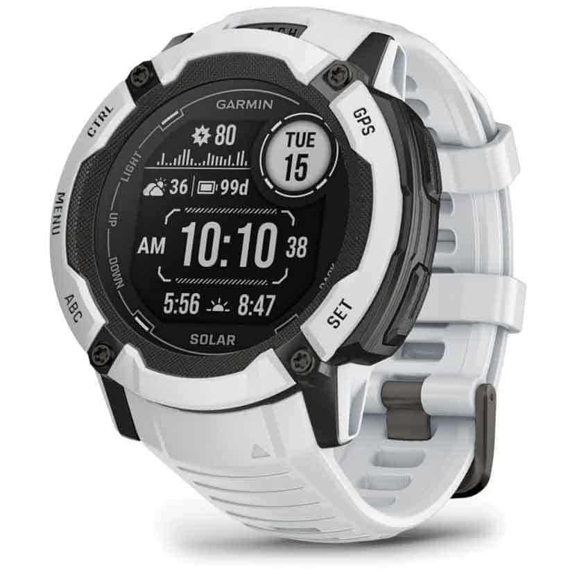 Garmin Instinct 2X Solar GPS Smartwatch Standard Edition - steinweiss – Bild 7