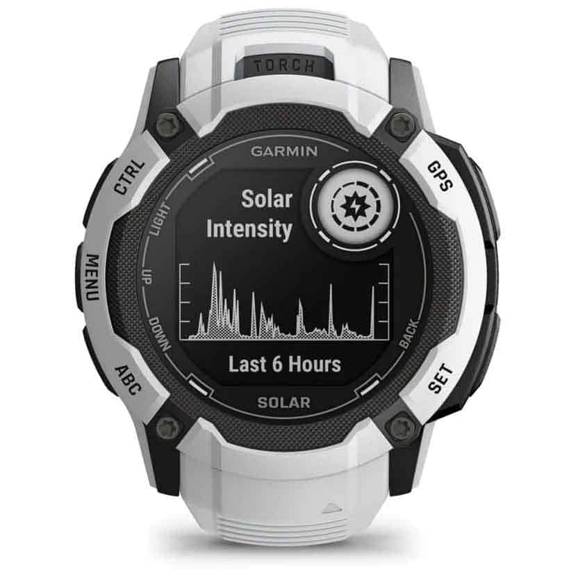 Garmin Instinct 2X Solar GPS Smartwatch Standard Edition - steinweiss – Bild 6